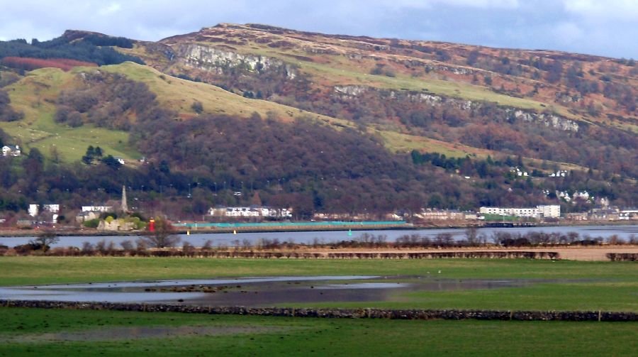 The Slacks in the Kilpatrick Hills from the south side of the River Clyde