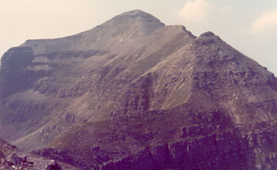 On traverse of Liathach summit ridge