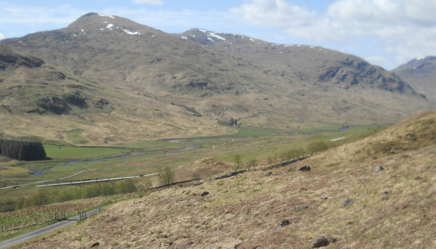 Tarmachan Ridge from summit of Beinn nan Oighreag