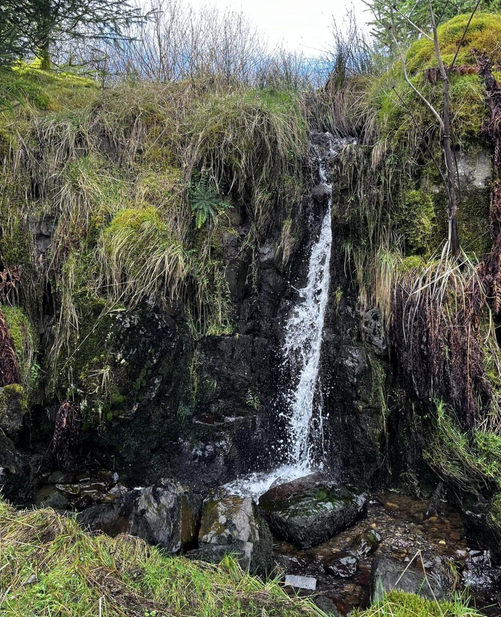 Waterfall on ascent to Meikle Bin