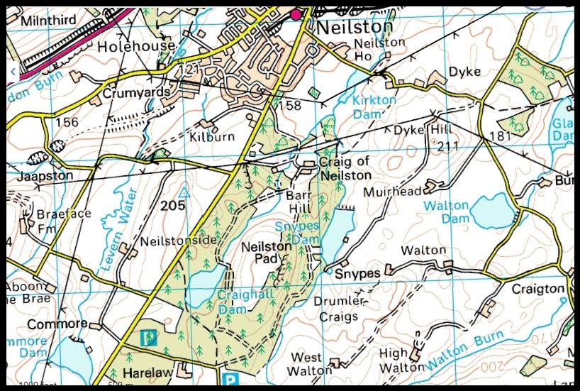 Map of Neilston