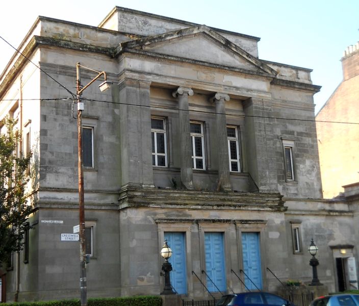 Hillhead Baptist Church off Byres Road in west of Glasgow