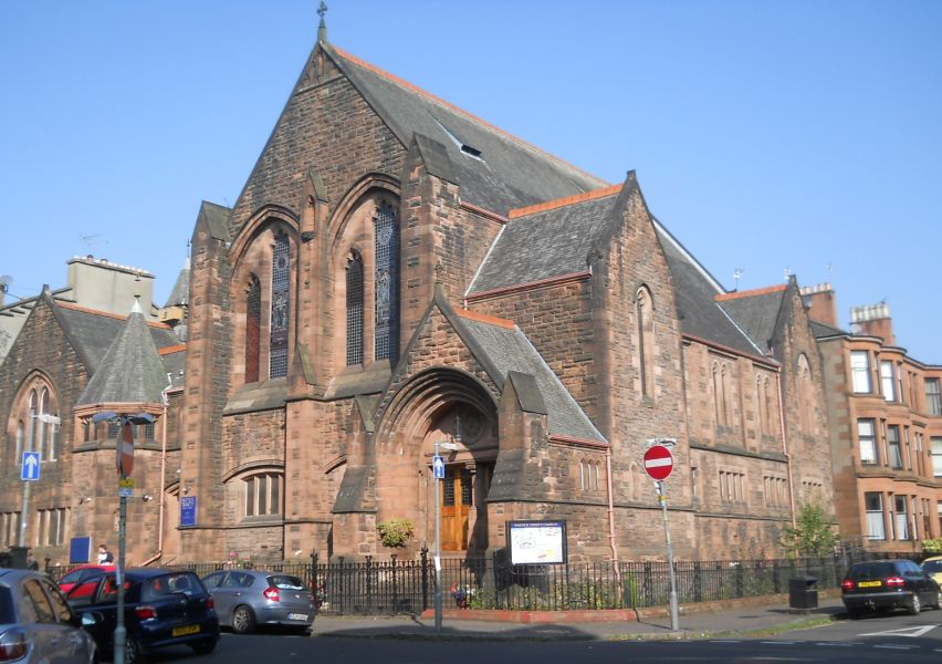 Partick Trinity Church off Byres Road in west of Glasgow