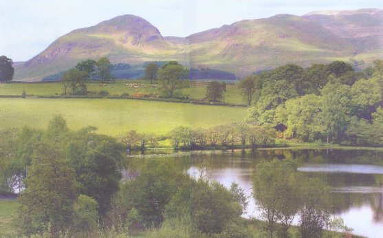 The West Highland Way - Dumgoyne and the Campsie Fells from Carbeth Loch