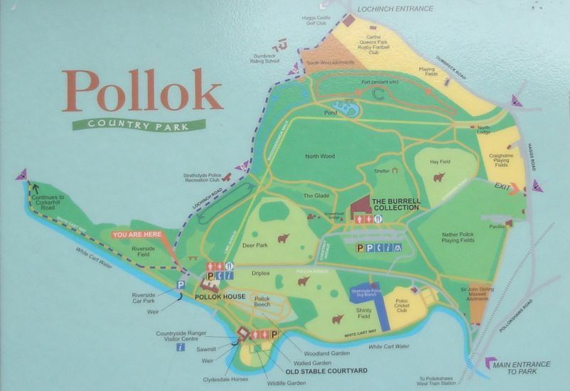 Map of Pollock Country Park