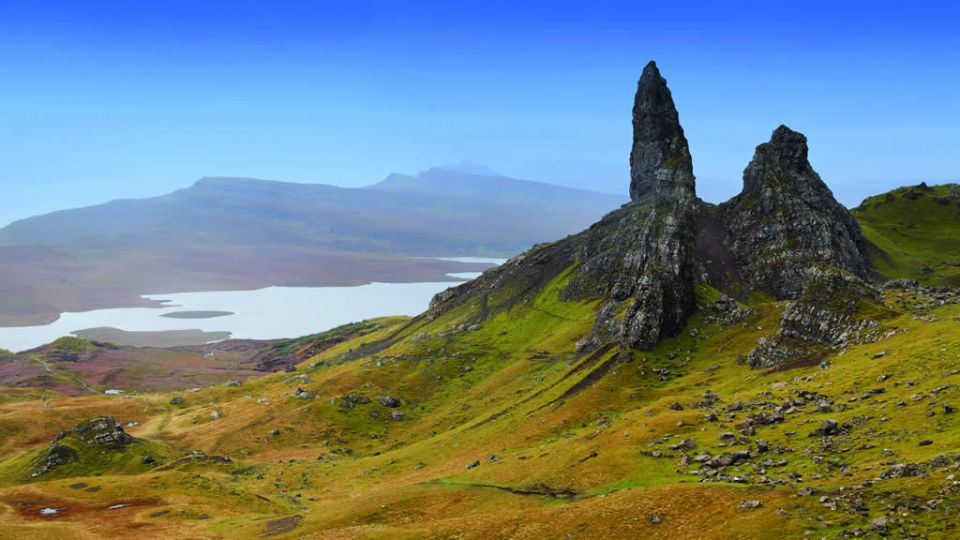 Old Man of Storr at Trotternish on Island of Skye