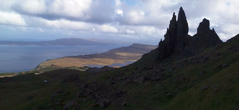 Old Man of Storr at Trotternish on Island of Skye