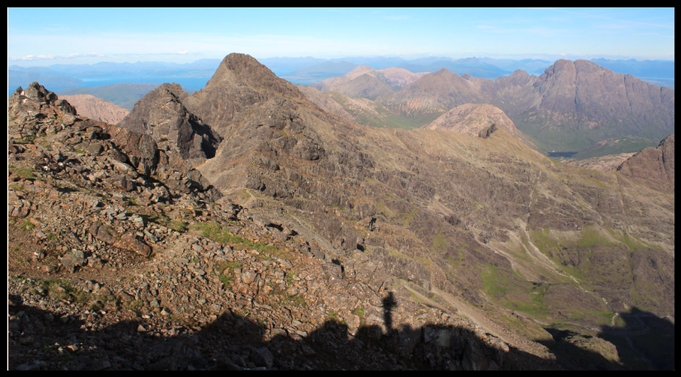 Sgurr nan Gillean and Blaven from Bruach na Frithe