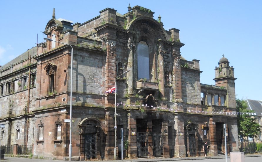 Springburn Public Hall in the NE of Glasgow