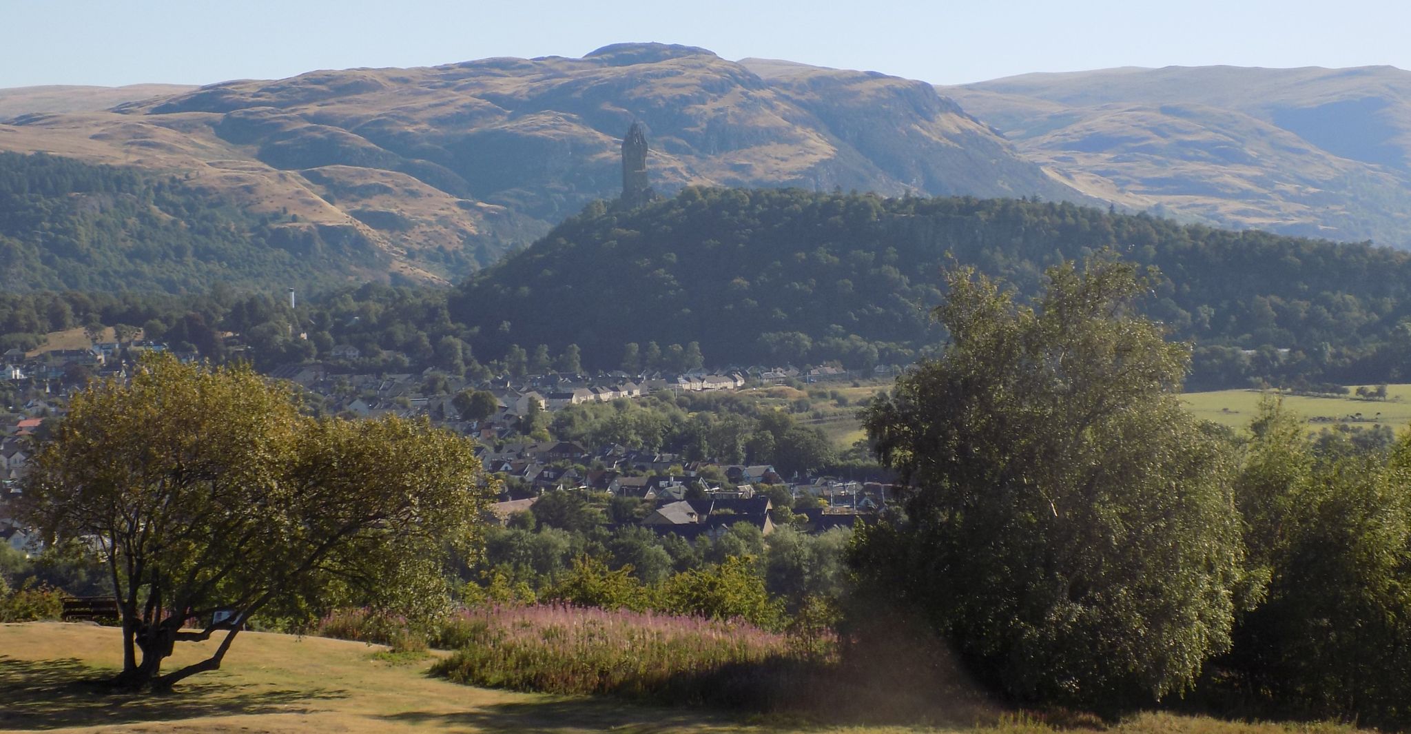 Wallace Monument and Dumyat in the Ochil Hills