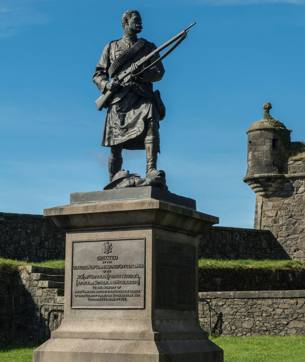 Boer War Statue in Stirling