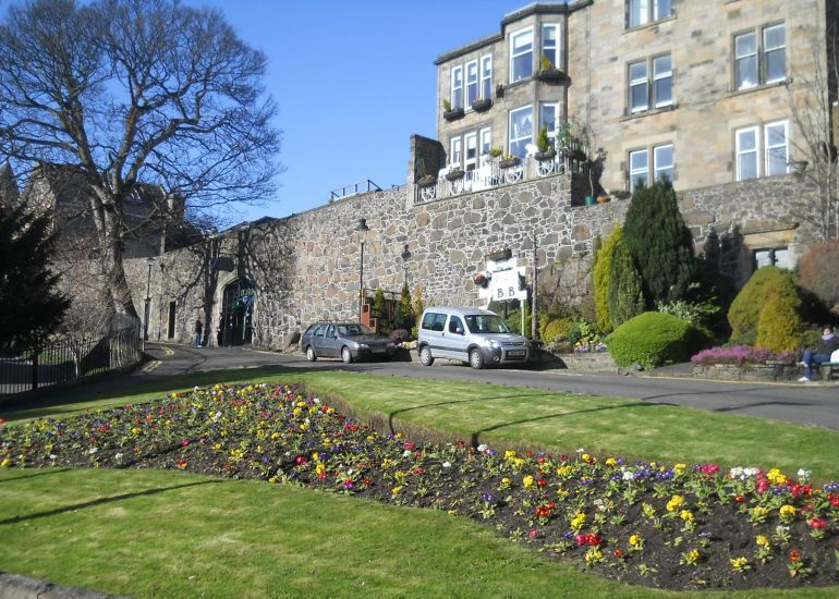 The Old Town Walls above Dumbarton Road in Stirling