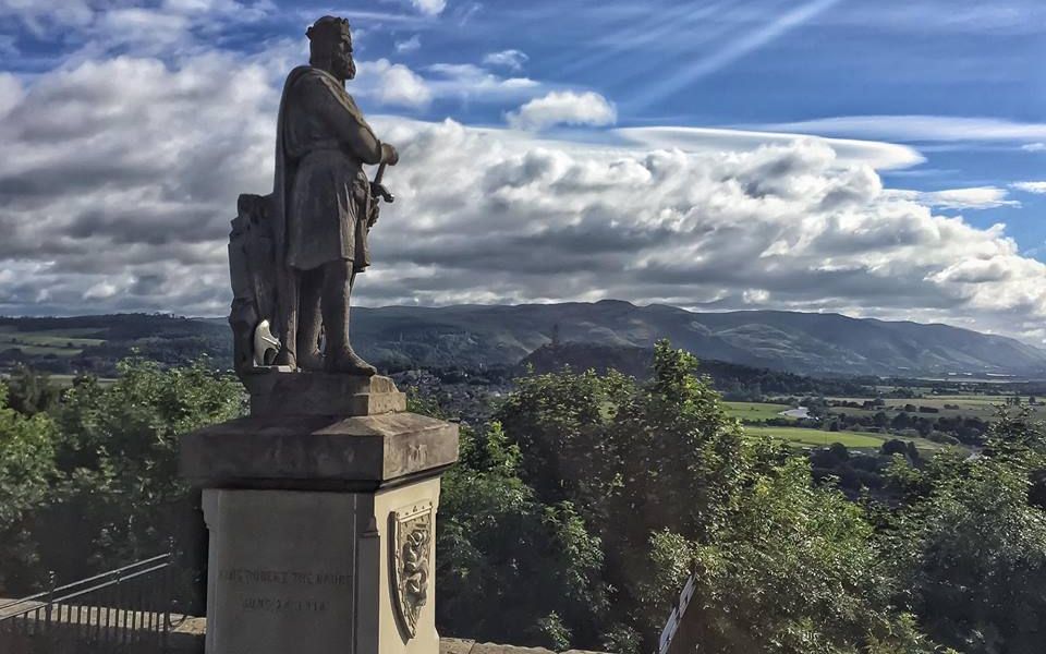 Robert the Bruce statue at Stirling Castle