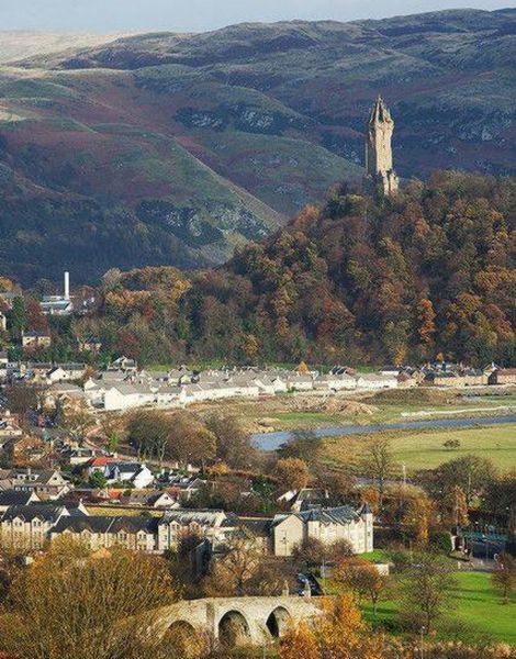 Wallace Monument and Ochil Hills