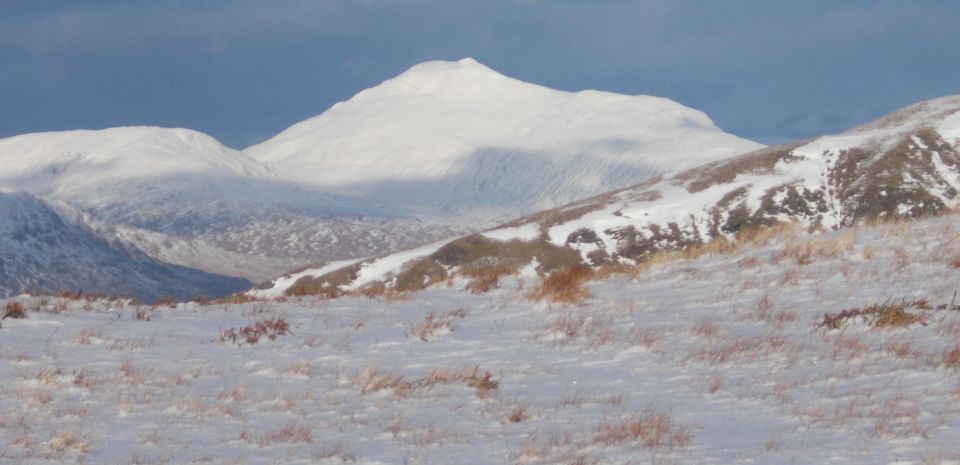 Summit Ridge of Binnein an Fhidhleir in the Southern Highlands of Scotland