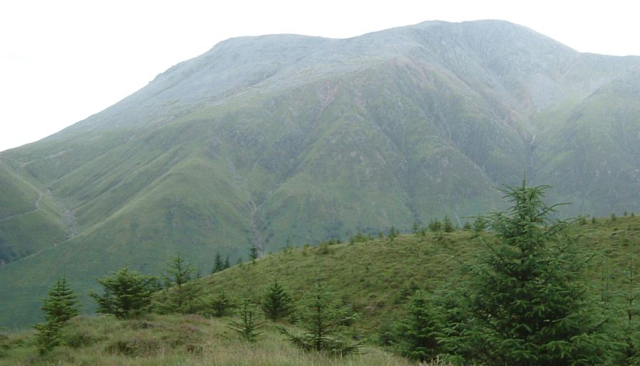 The West Highland Way - Ben Nevis from Glen Nevis