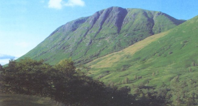 The West Highland Way - Ben Nevis from Glen Nevis