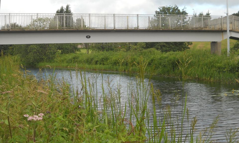Pedestrian bridge over the Forth and Clyde Canal at Westerton