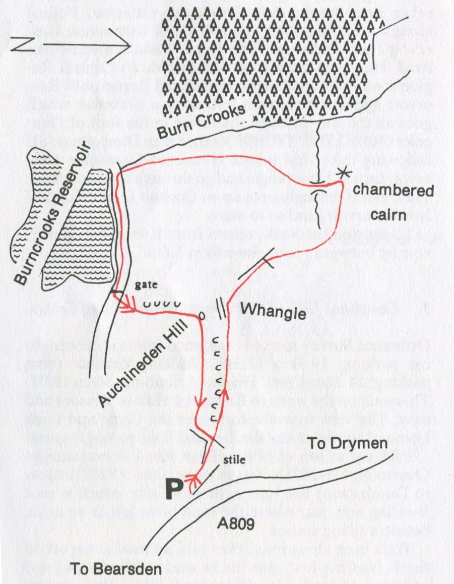 Route Map of the Whangie