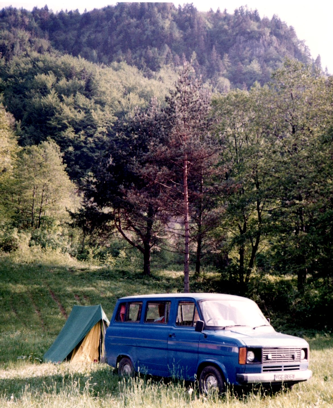Campsite at Bled in Slovenia
