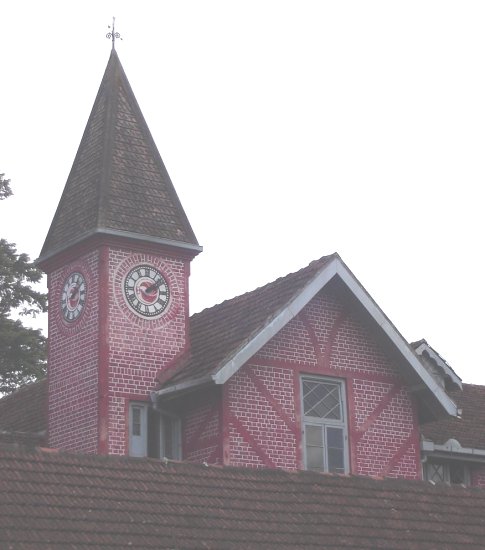 Clock Tower on The Post Office in Nuwara Eliya
