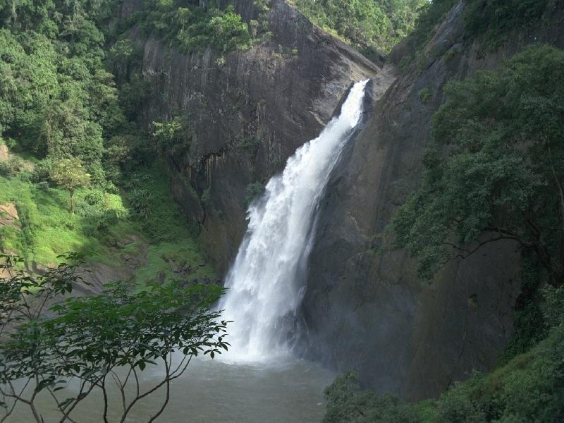 Dunhinda Falls in the Hill Country of Sri Lanka