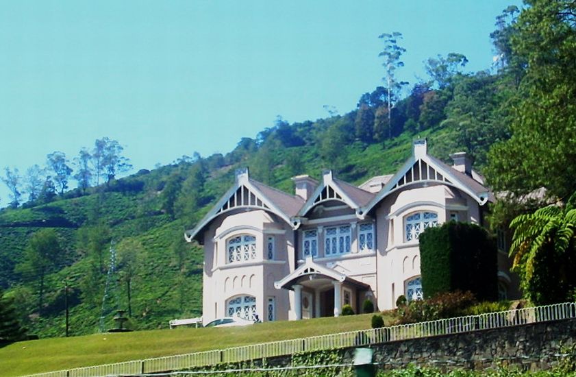 "Old-English" style house in Nuwara Eliya in the Hill Country of Sri Lanka
