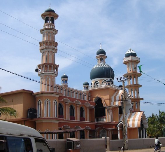 Mosque in Negombo on West Coast of Sri Lanka