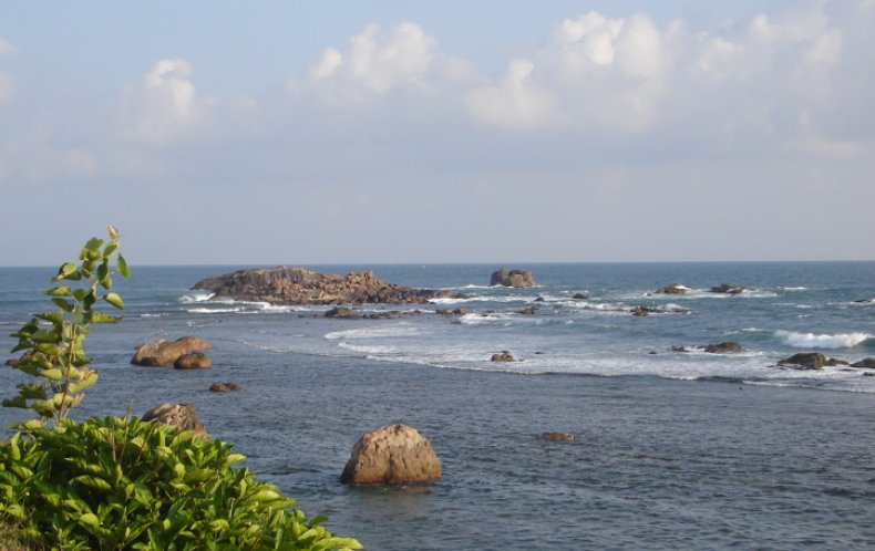 Reefs from Ramparts of Galle Fort