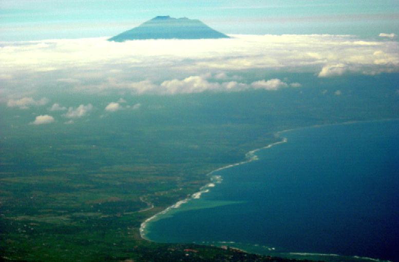 Mount Agung on the Indonesian Island of Bali