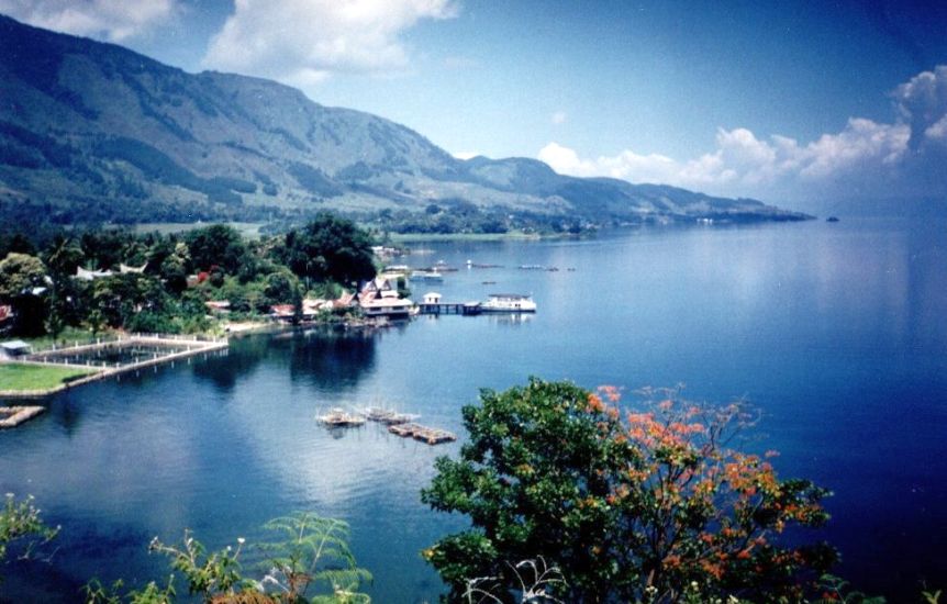 Pulau Samosir in Lake Toba
