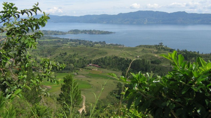 Pulau Samosir in Lake Toba, Sumatra