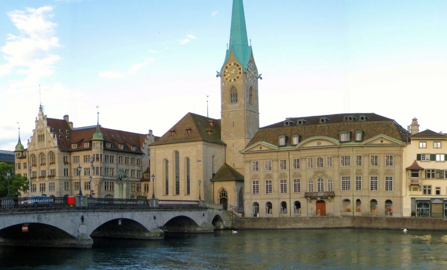Riverfront of Zurich