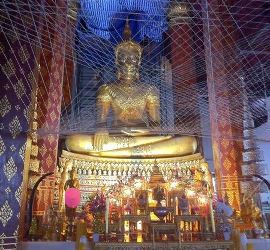 Buddha Statue in Wat at Ayutthaya
