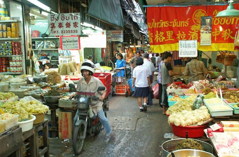 Food Market in Chinatown 