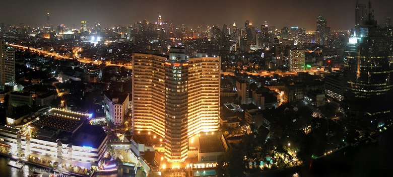 Bangkok illuminations at night