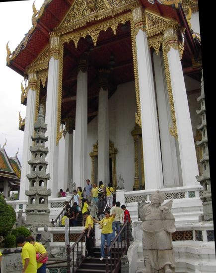 Entrance to Wat Suthat in Bangkok