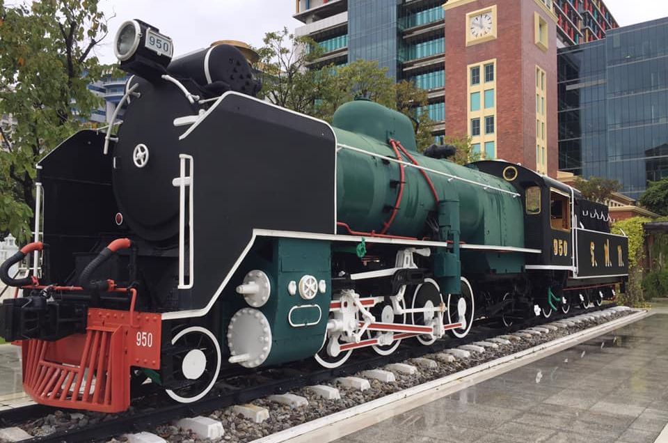 Old steam locomotive in Bangkok