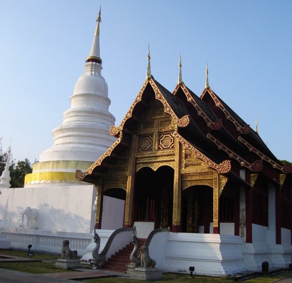 Wat in Chiang Mai in northern Thailand