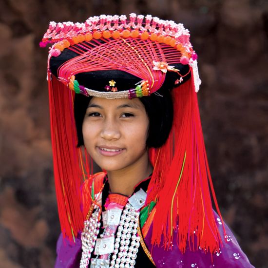 Young Thai Girl in Tribal Dress