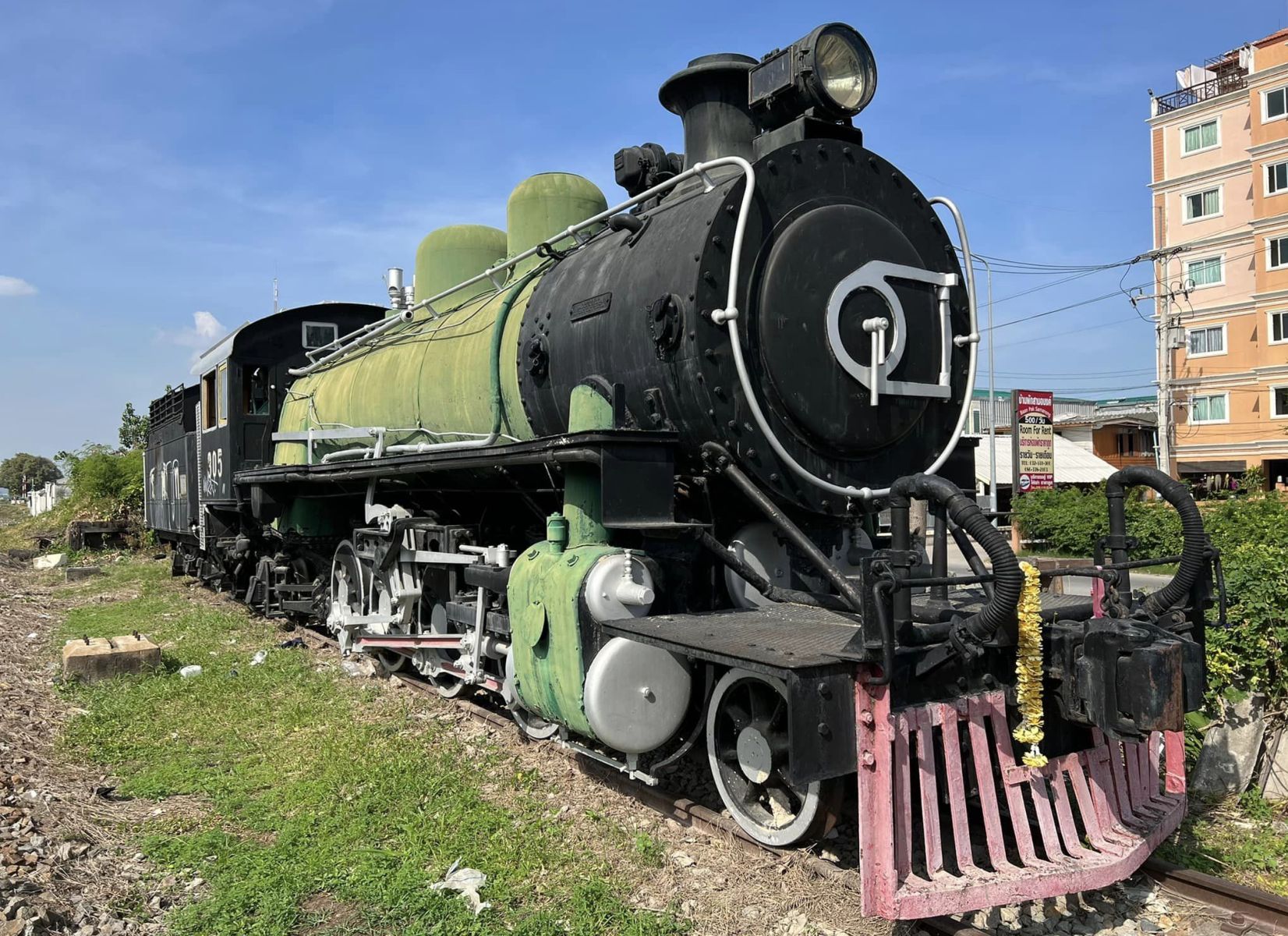 Old steam locomotive at Hua Hin