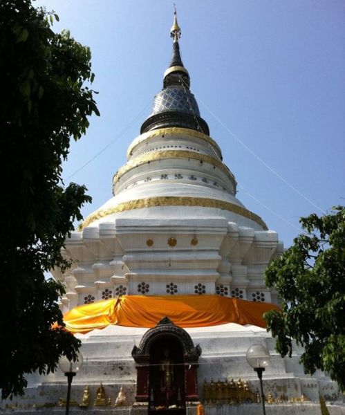 Wat in Lamphun in Northern Thailand