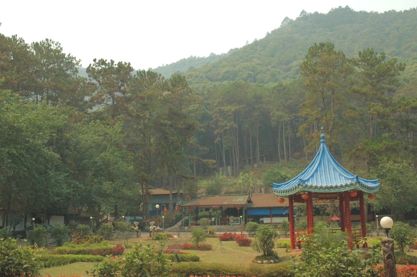 Gardens of the Mae Salong Resort in the Golden Triangle region of Northern Thailand