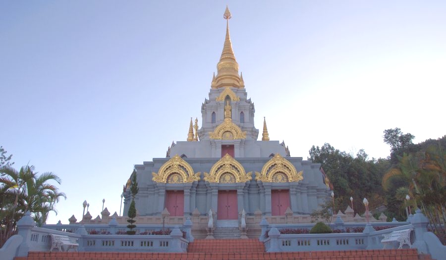 Phra Boromathat Chedi at Mae Salong in the Golden Triangle region of Northern Thailand
