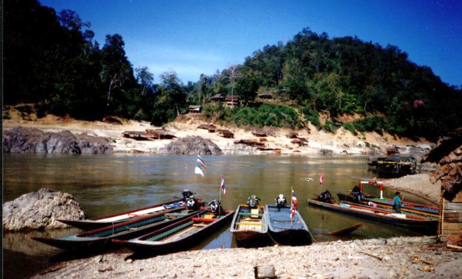 Salawin River border with Burma