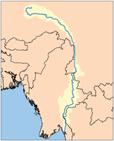 Course of Salawin River