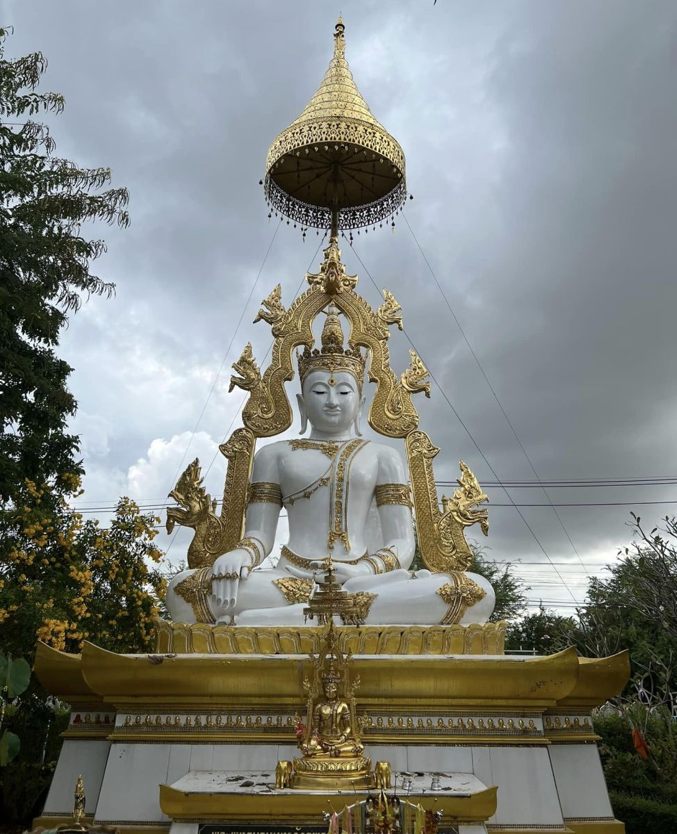 Buddha image in Wat Chetiyaphum in Khon Kaen in Northern Thailand