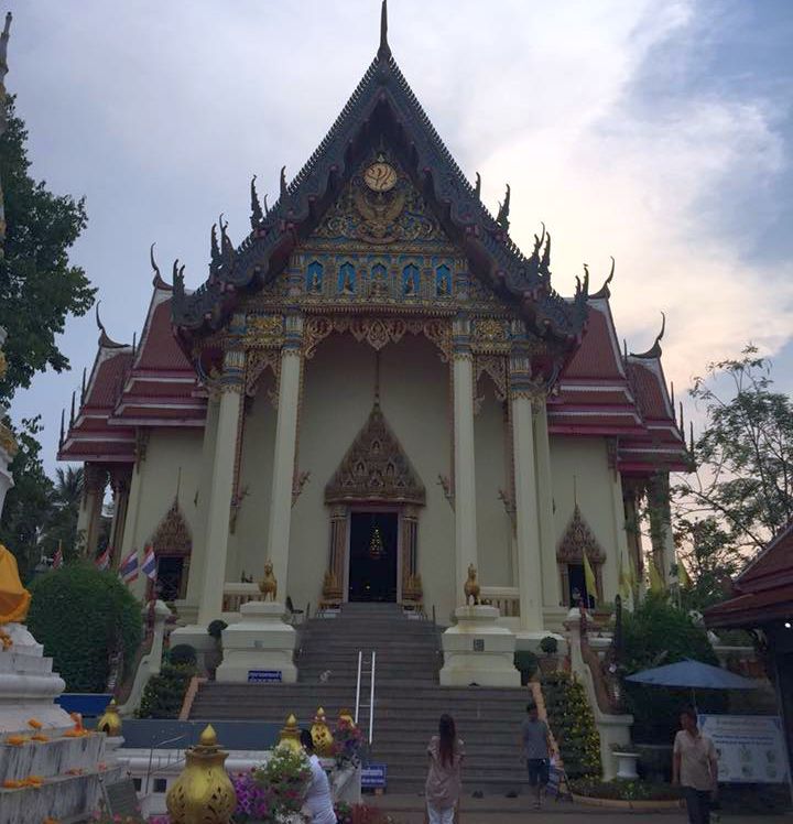 Thai Temple ( Wat ) in Nong Khai in Issan in Northern Thailand