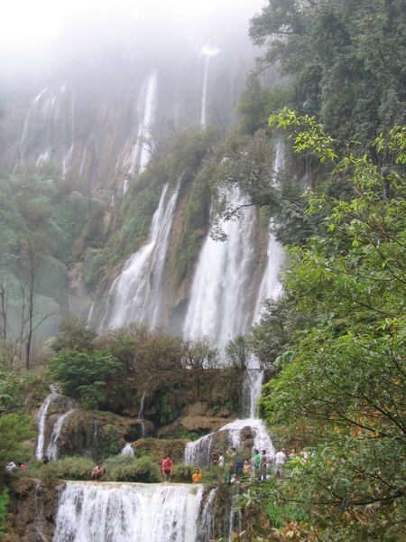 Thi Lo Su waterfall near Tak in Northern Thailand