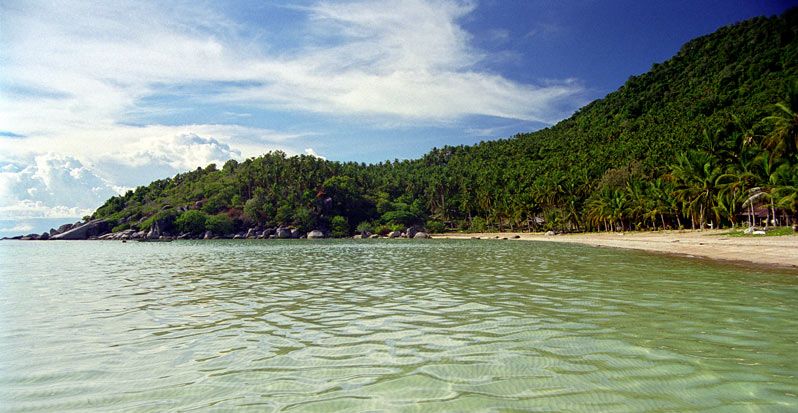 Beach on Koh Tao in Southern Thailand